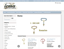 Tablet Screenshot of irmabeads.com